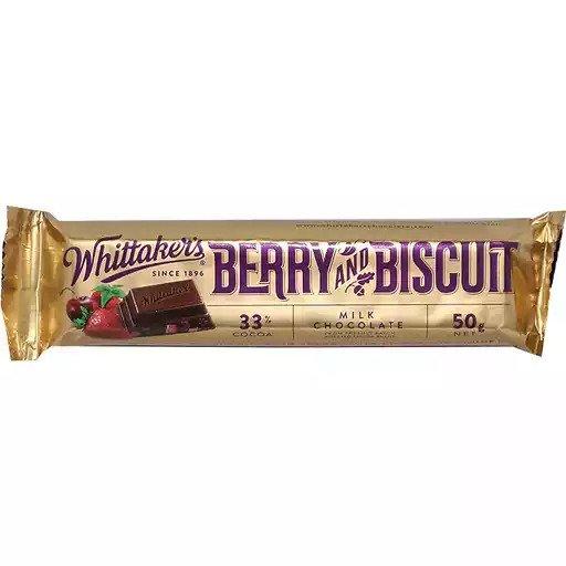Whittakers Chocolate Berry & Biscuit Chunks 50g