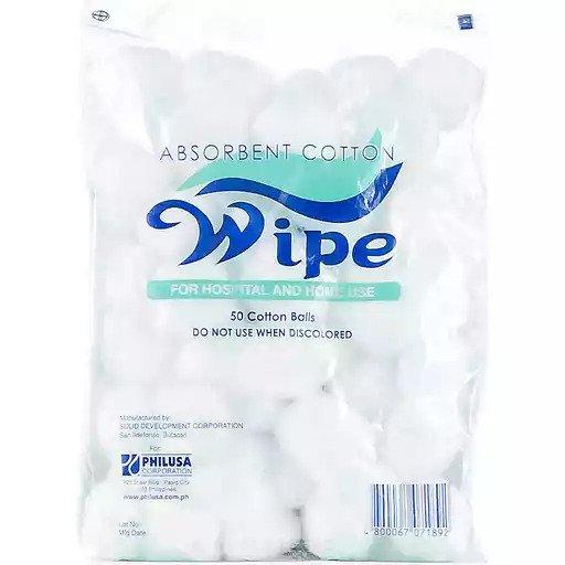 Wipe Cotton Balls - 50pcs